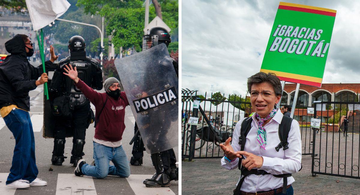 Alcaldesa de Bogotá niega que personas hubieran sido desaparecidas en el marco del Paro Nacional de 2021. Foto: Shutterstock Sergio R / Sebastian Barros