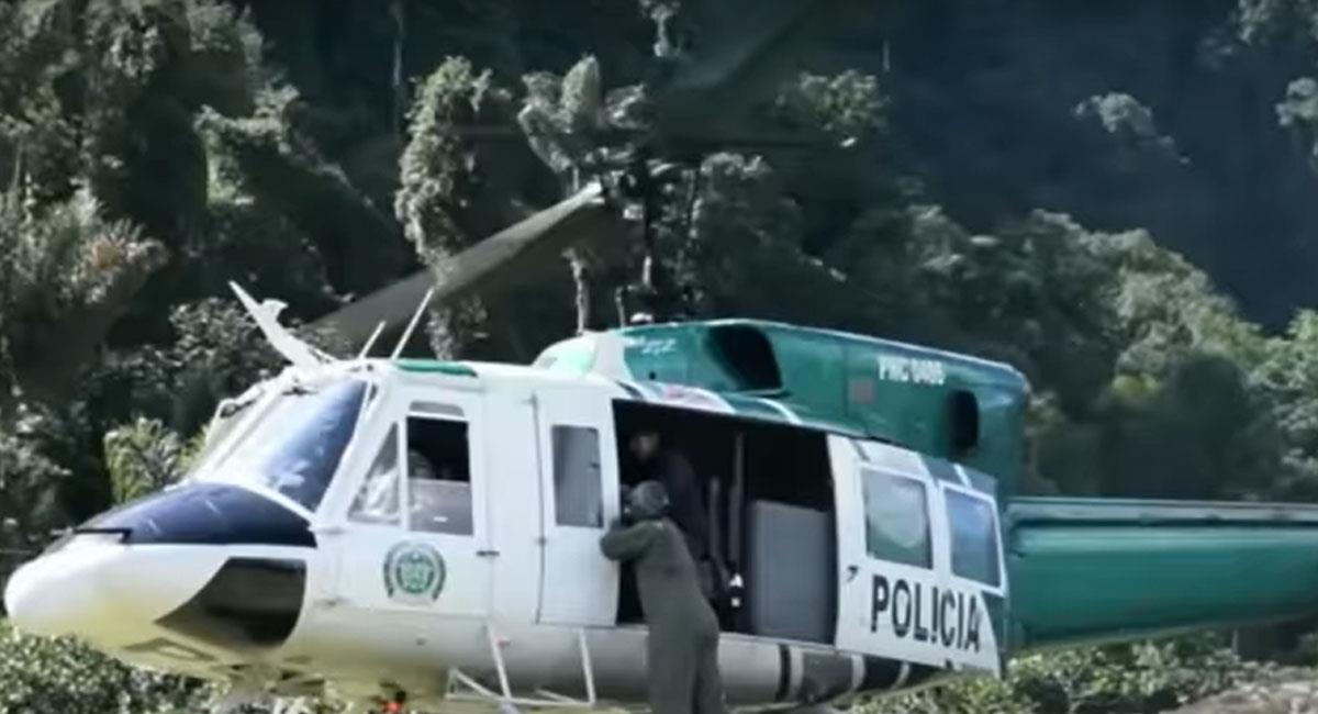 El uso de un helicóptero Bell 212 de la Policía Nacional es motivo de polémica en el país. Foto: Youtube