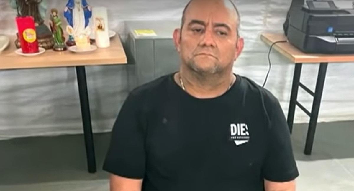 Dairo Antonio Úsuga David, alias 'Otoniel' fue capturado en octubre de 2021 en Necoclí, Antioquia. Foto: Youtube