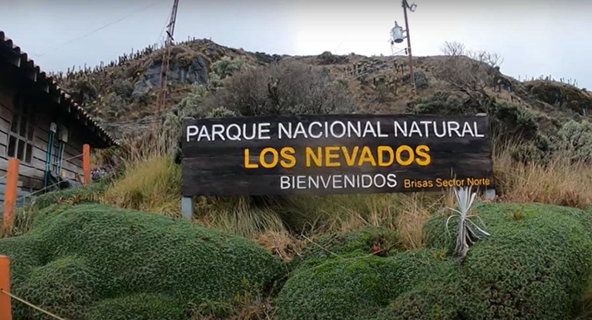 El Nevado del Ruiz hace parte de los lugares declarados Parques Naturales y que tienen protección estatal. Foto: Youtube