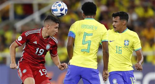 Colombia empató a un gol, en su mejor partido en el Sudamericano