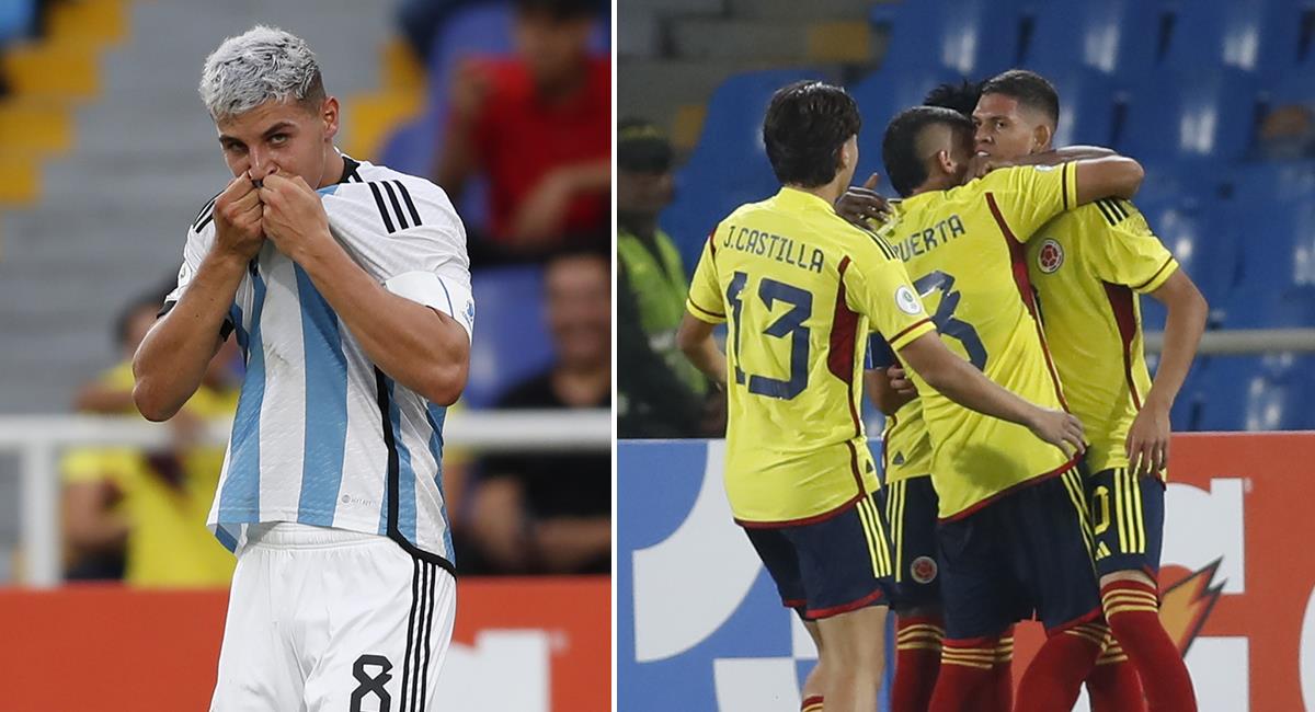 Colombia se enfrentará ante Argentina por la clasificación a la siguiente ronda del Sudamericano Sub 20. Foto: EFE