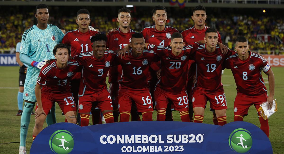 Así sería la titular de la Selección Colombia ante Argentina este viernes en el Sudamericano Sub 20. Foto: EFE