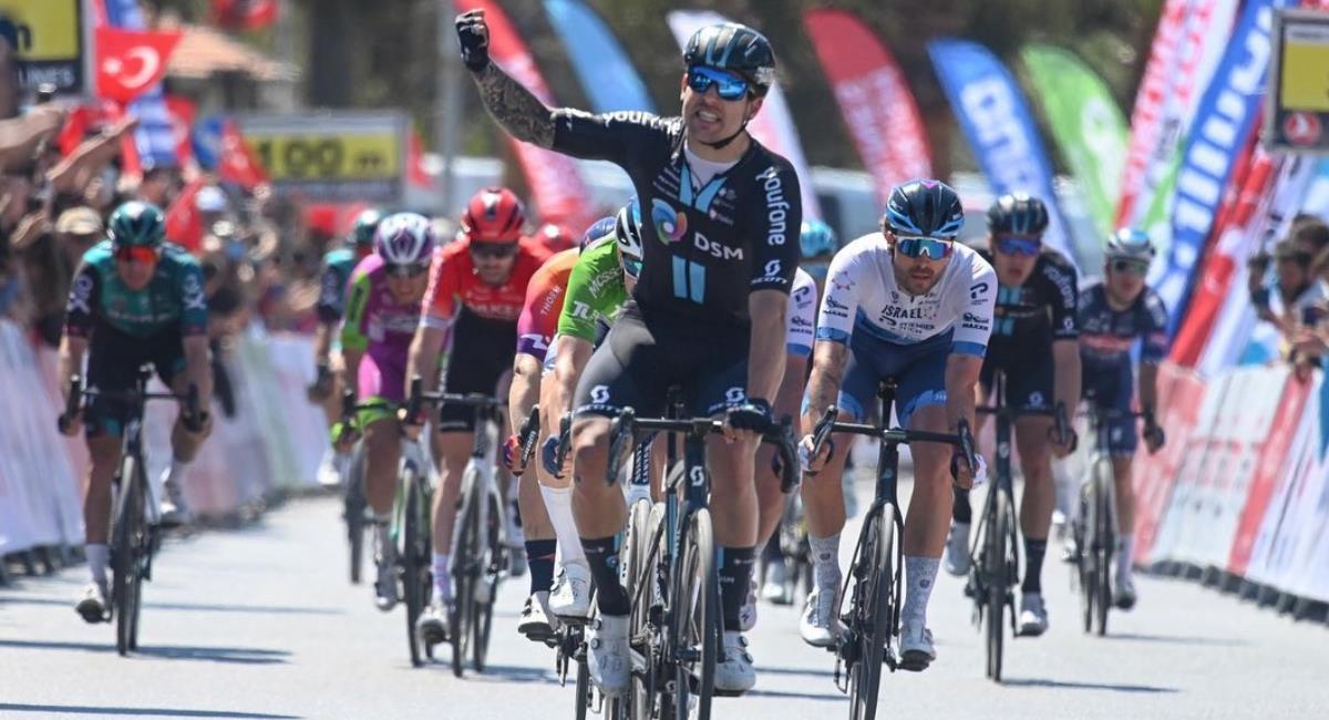 Sam Welsford se quedó con la penúltima etapa de la Vuelta a San Juan. Foto: Instagram @samwelsford