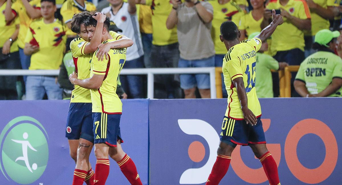 Colombia se medirá en el hexagonal del Sudamericano Sub 20 ante Uruguay. Foto: EFE