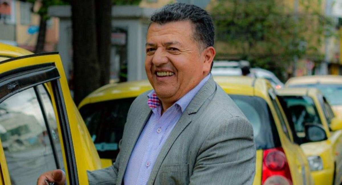 Hugo Ospina, líder de taxistas, lanza advertencia al Gobierno. Foto: Twitter @hugoospina55