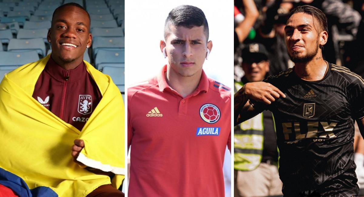 Estos son los colombianos que cambiaron de club para este 2023 en el exterior. Foto: Instagram Chicho Arango / Gustavo Puerta / Jhon J.D fans