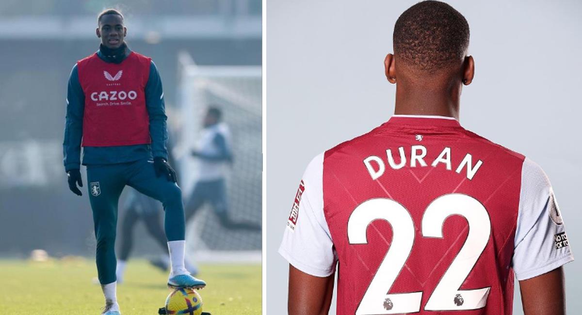 Jhon Jader Durán podría debutar antes de los planeado con el Aston Villa. Foto: Instagram Jhon Jader Durán / Aston Villa