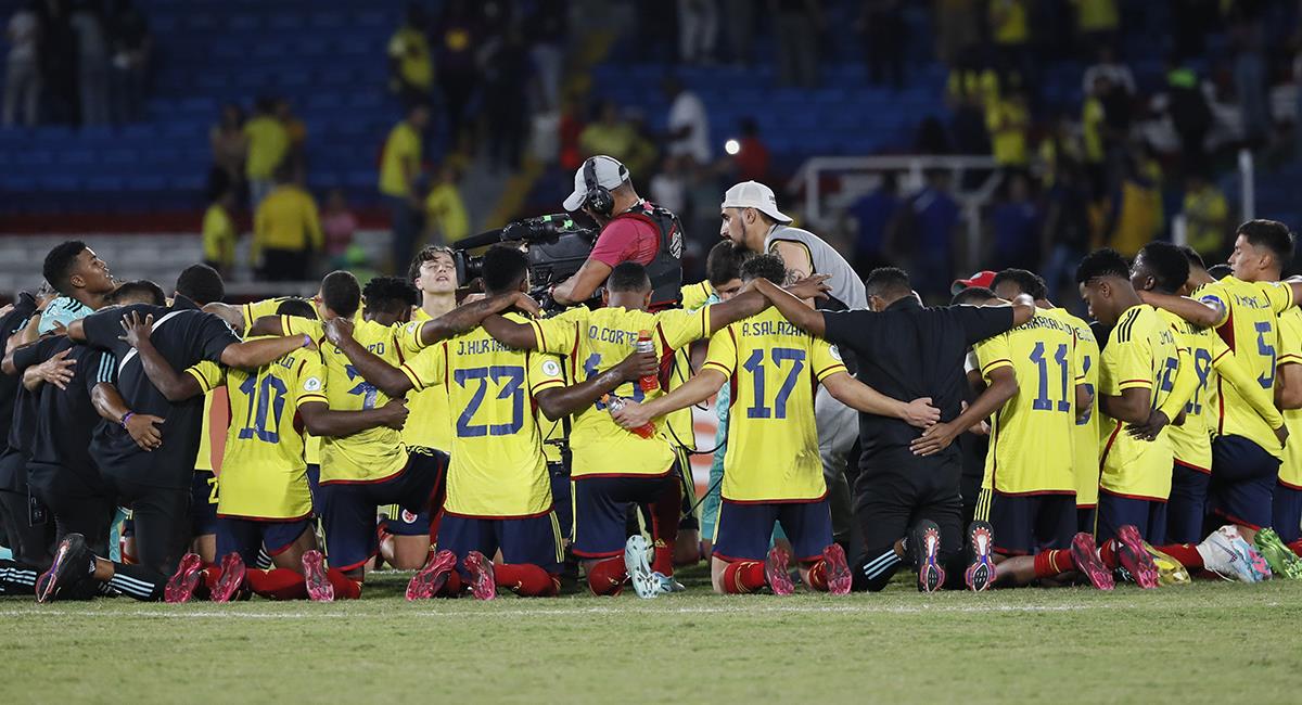 Así formaría la Selección Colombia ante Paraguay en el Sudamericano Sub 20 este viernes. Foto: EFE