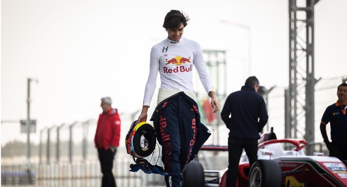 Sebastián Montoya corre para el equipo Hitech GP. Foto: Instagram @sebasmontoya58