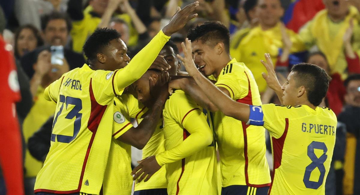 Colombia gana a Paraguay, con goles de Cabezas y Cortéz. Foto: EFE