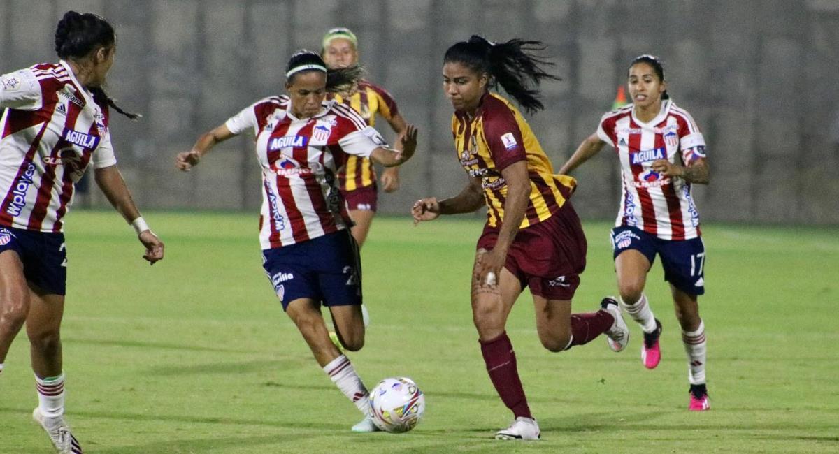 Junior de Barranquilla y Deportes Tolima empataron sin goles. Foto: Facebook Deportes Tolima Femenino