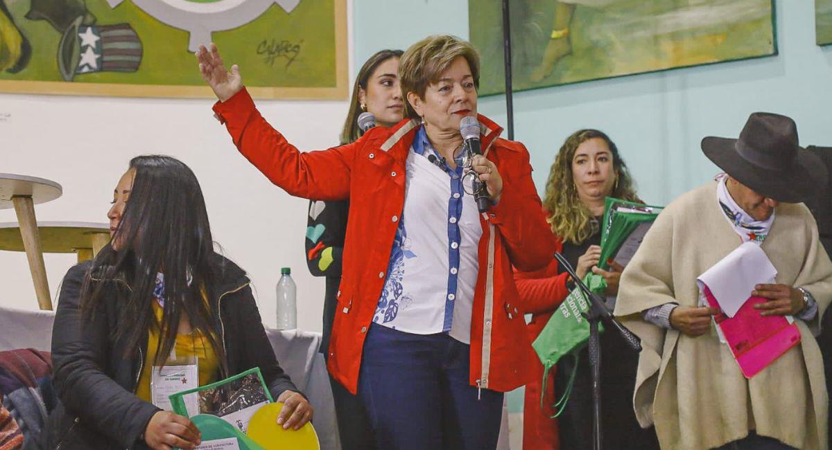 Ministra de Trabajo, Gloria Inés Ramírez. Foto: Twitter @MintrabajoCol