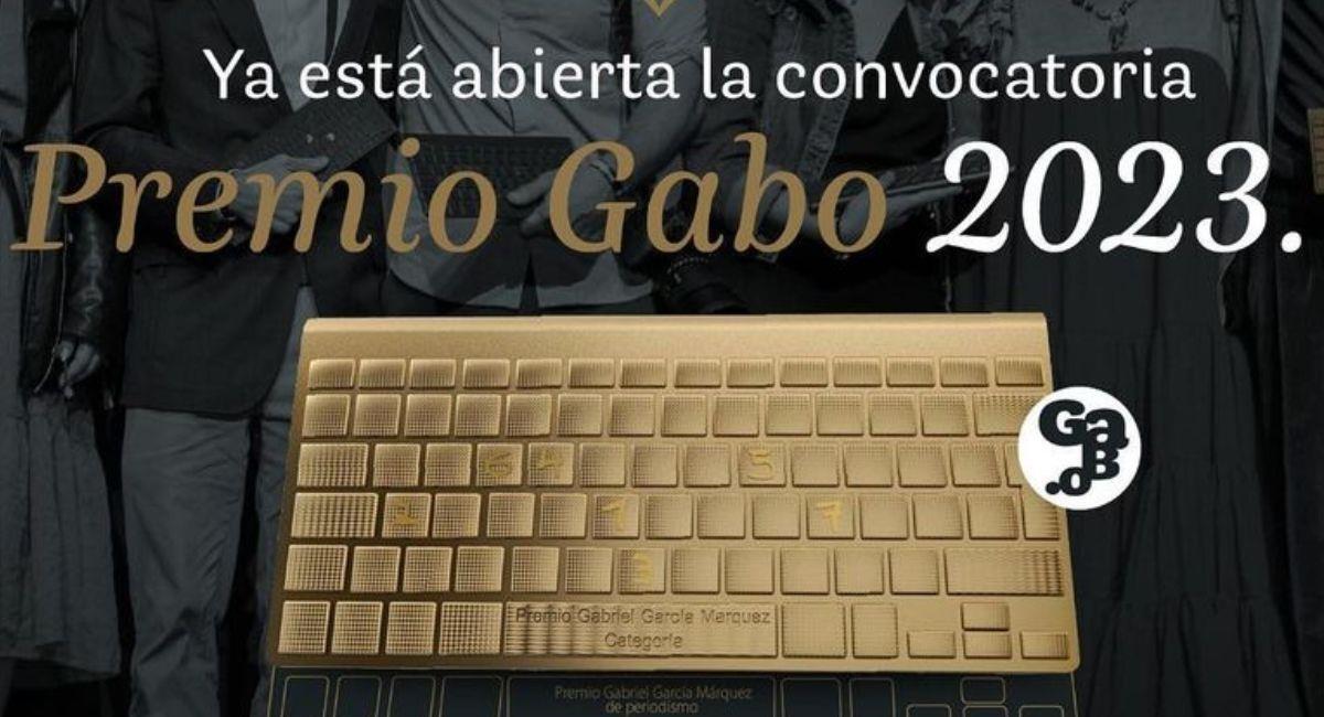 Inician las convocatorias para el Premio Gabo del periodismo. Foto: Instagram @fundaciongabo