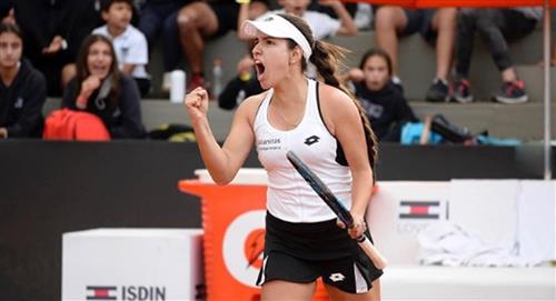 "Enorme" Camila Osorio: La tenista colombiana sube posiciones en el ranking WTA