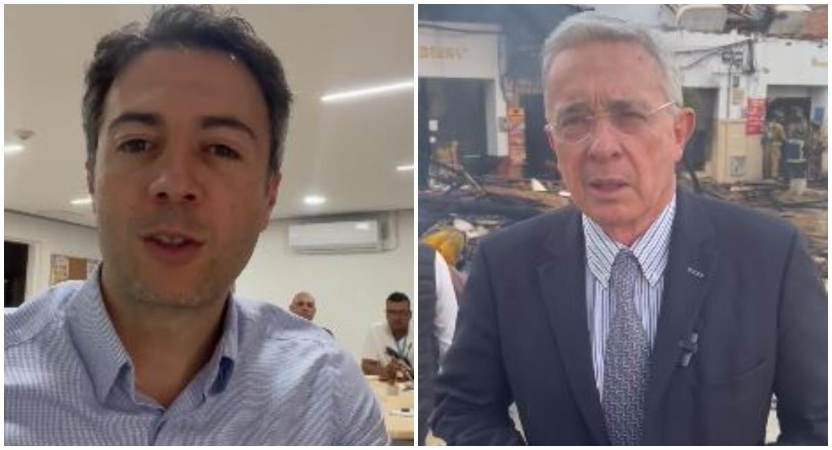 Uribe y Quintero echan 'chispas' en Twitter: ¿Qué pasó?. Foto: Twitter @quinterocalle y @alvarouribevel