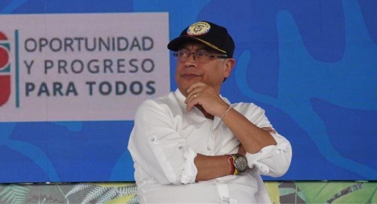 Presidente Gustavo Petro. Foto: Twitter @Asocapitales