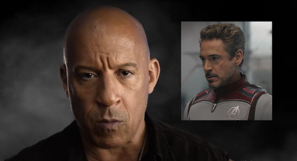 Vin Diesel quiere que Robert Downey Jr. haga parte de la saga de "Fast & Furious". Foto: Youtube Captura SensaCine TRAILERS y Twitter @Iron_Man