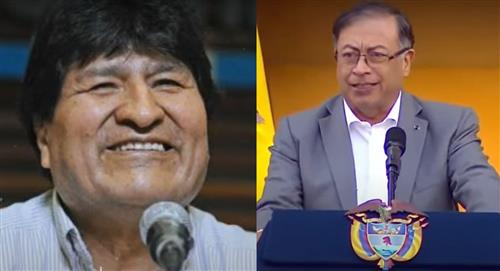 Evo Morales se solidariza con el presidente Gustavo Petro