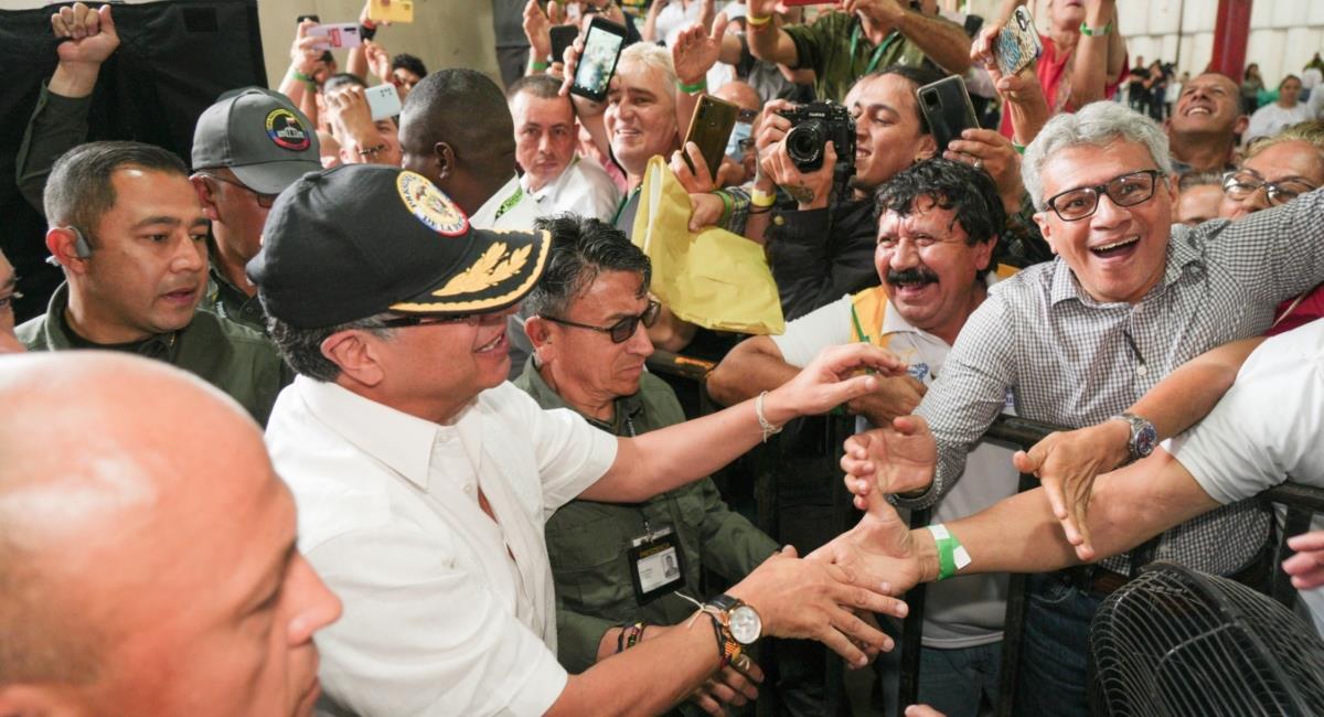 Petro denuncia seria situación en la frontera con Venezuela. Foto: Presidencia