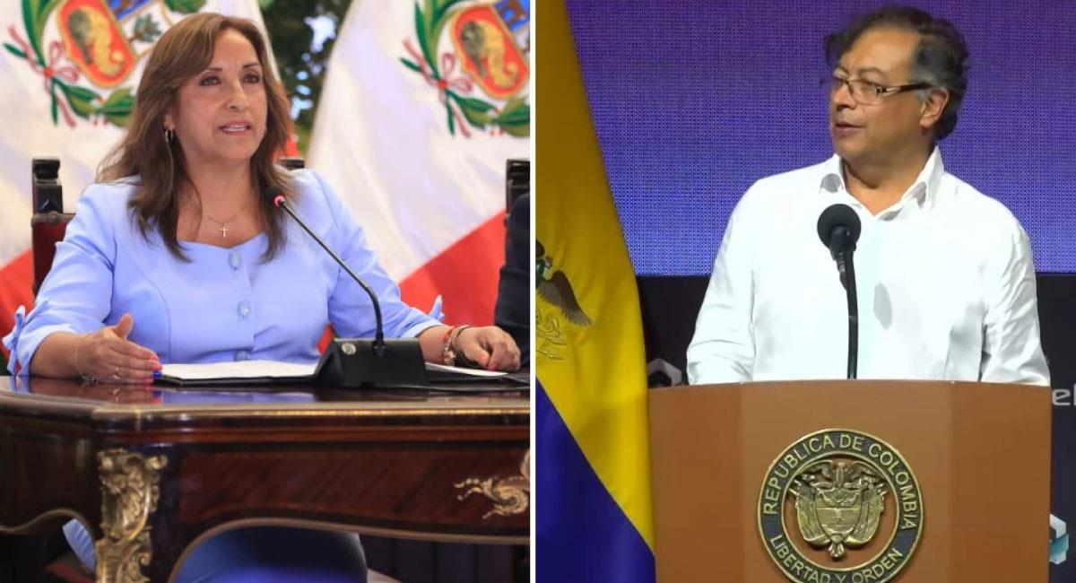 Boluarte le pide a Petro que "se dedique a gobernar Colombia". Foto: Twitter