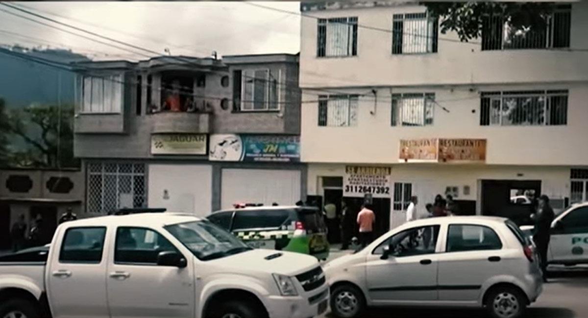 Este inquilinato en la ciudad de Ibagué fue el escenario en el que 3 personas murieron. Foto: Youtube