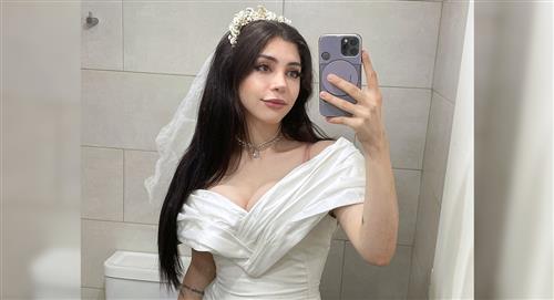 Mujer compró vestido de novia y se casó con ella misma