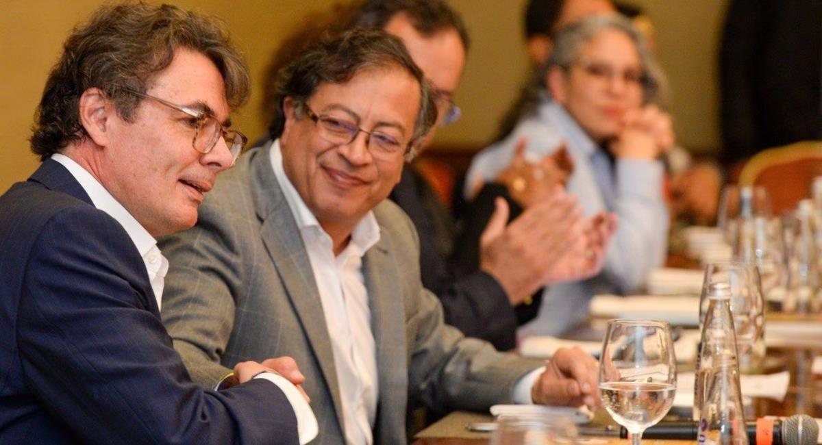 Alejandro Gaviria y Gustavo Petro se reunieron tras revolcón ministerial. Foto: Prensa Gustavo Petro
