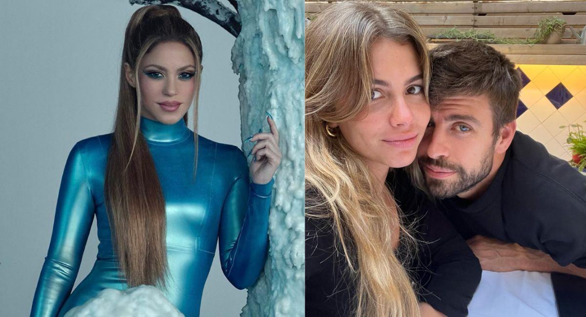 Shakira, Piqué y Clara Chía. Foto: Instagram @3gerardpique