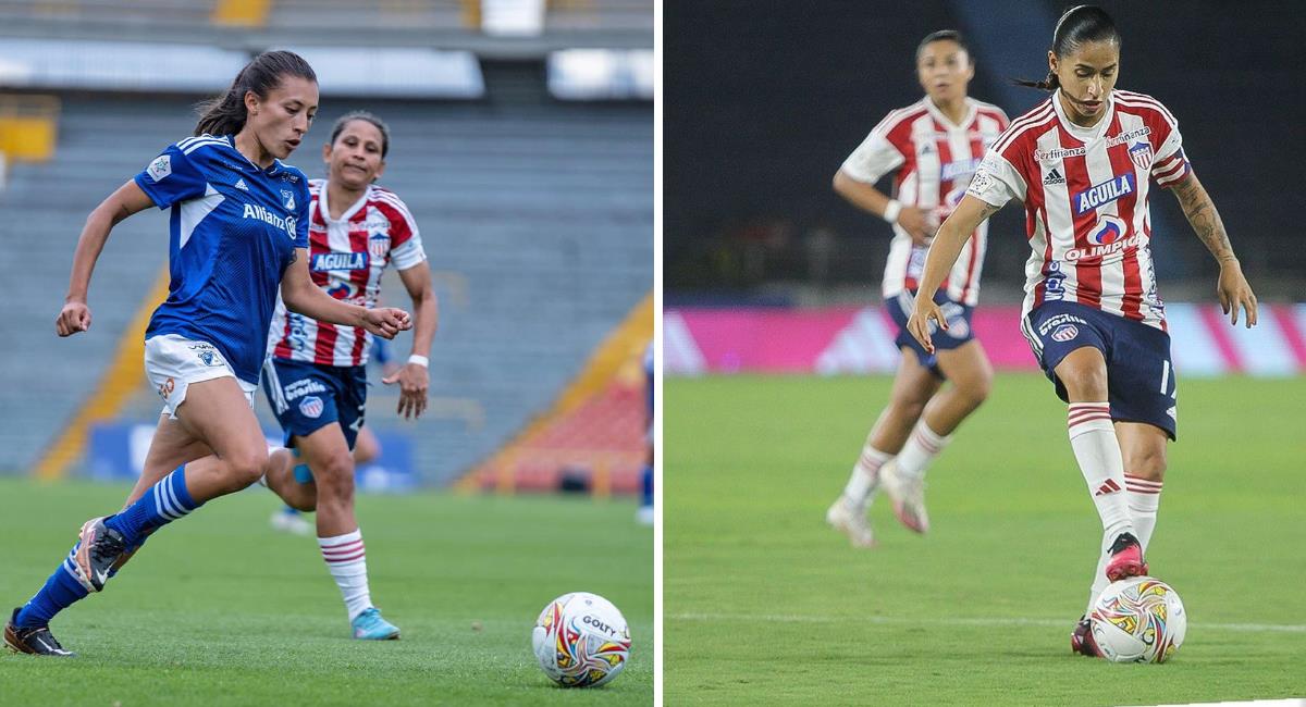 Millonarios y Junior chocaron por la cuarta fecha de Liga Femenina. Foto: Facebook Millonarios/Junior