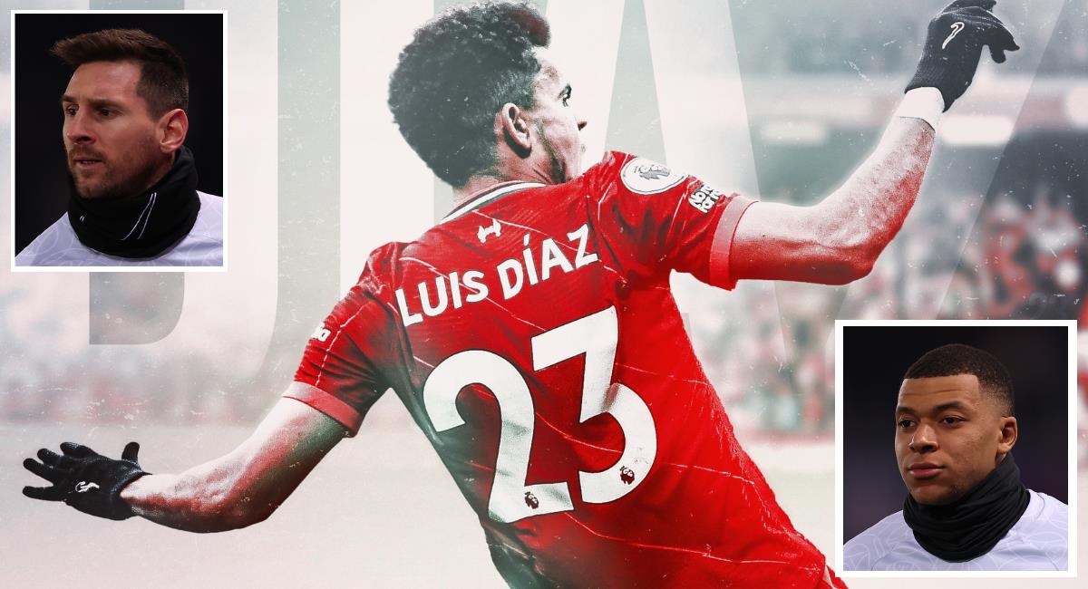 Luis Díaz, podría llegar al PSG. Foto: Facebook Liverpool/PSG