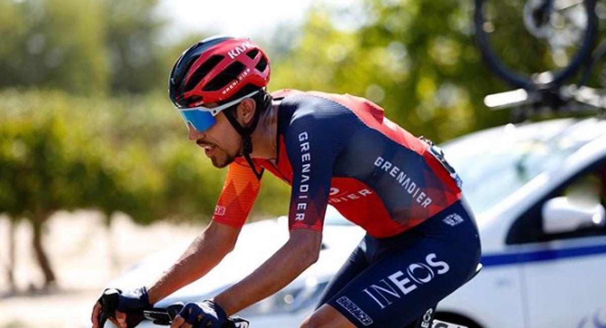 Daniel Felipe Martínez listo para disputar la cuarta etapa de la Paris Nice 2023. Foto: Instagram Daniel Felipe Martínez