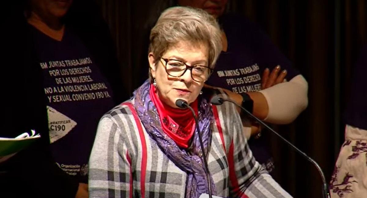 La ministra de Trabajo Gloria Inés Ramírez propone una compensación de género en el país. Foto: Youtube