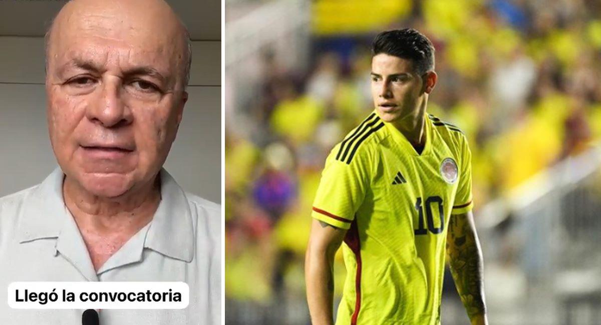 Carlos Antonio Vélez criticó la convocatoria de la Selección Colombia. Foto: Instagram James Rodríguez / Vélez futbol