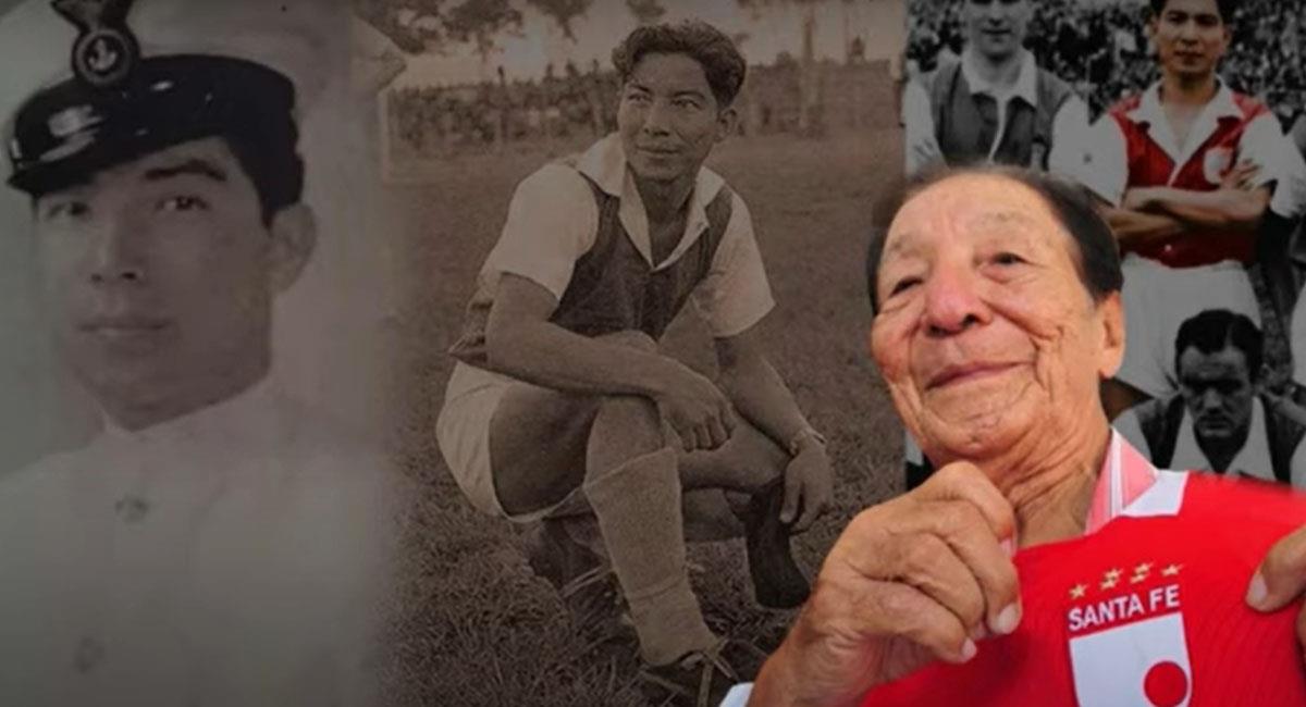 José Kaor Dokú fue campeón con Santa Fe en la primera edición del fútbol profesional colombiano en 1948. Foto: Youtube