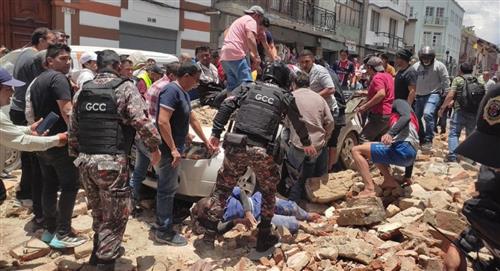 Asciende la cifra de heridos y fallecidos en Ecuador tras terremoto 