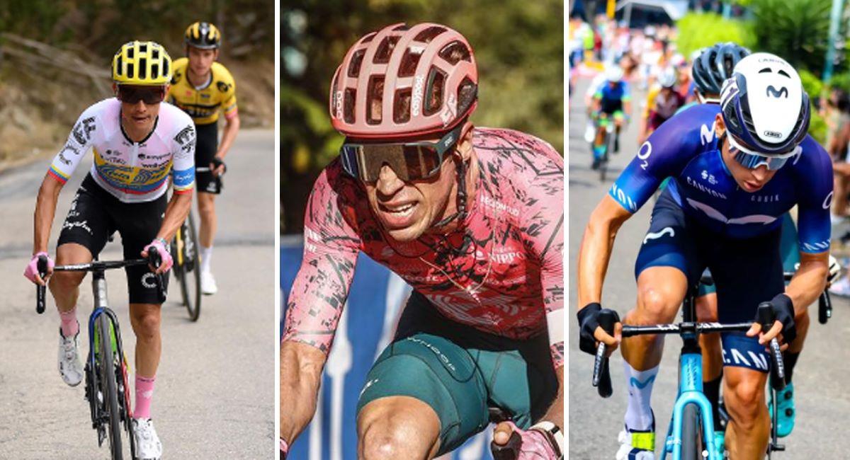 Así van los ciclistas colombianos en la Vuelta a Cataluña tras a etapa 3. Foto: Instagram EF Education–EasyPost / Esteban Ch./ Einer Rubio