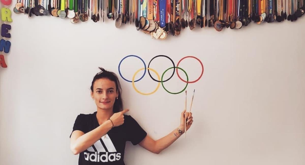 Lorena Arenas es la primera atleta colombiana clasificada a los Juegos Olímpicos. Foto: Instagram @lorena_arenas20rw
