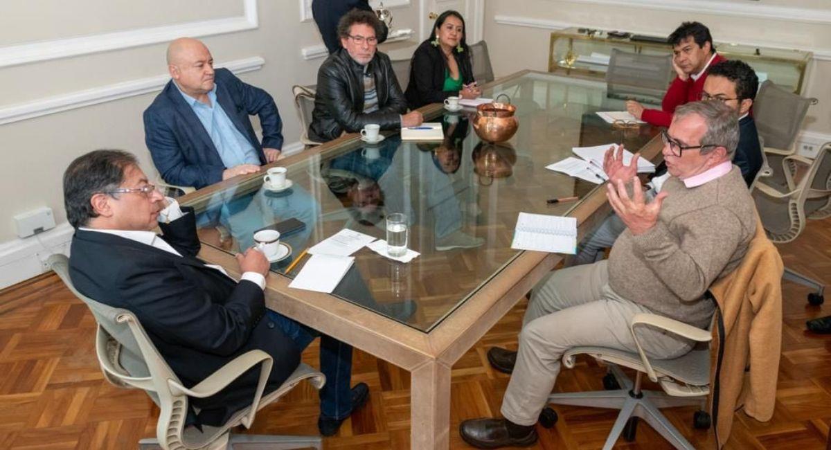 Reunión con el presidente Gustavo Petro. Foto: Twitter Presidencia de la República