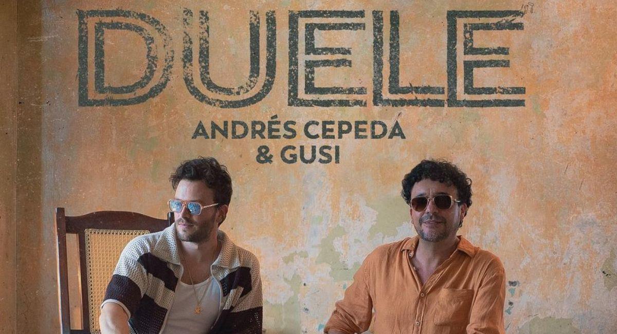 Andrés Cepeda y Gusi en nuevo lanzamiento. Foto: Instagram @andrescepeda
