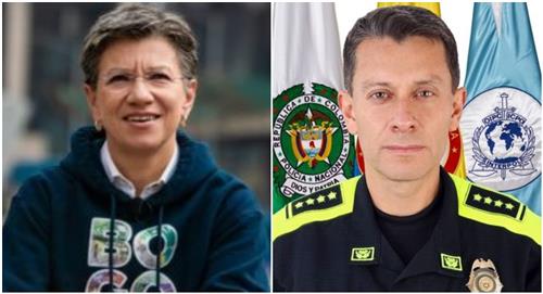 Claudia López cuestiona al director de la Policía: ¿Qué le dijo?