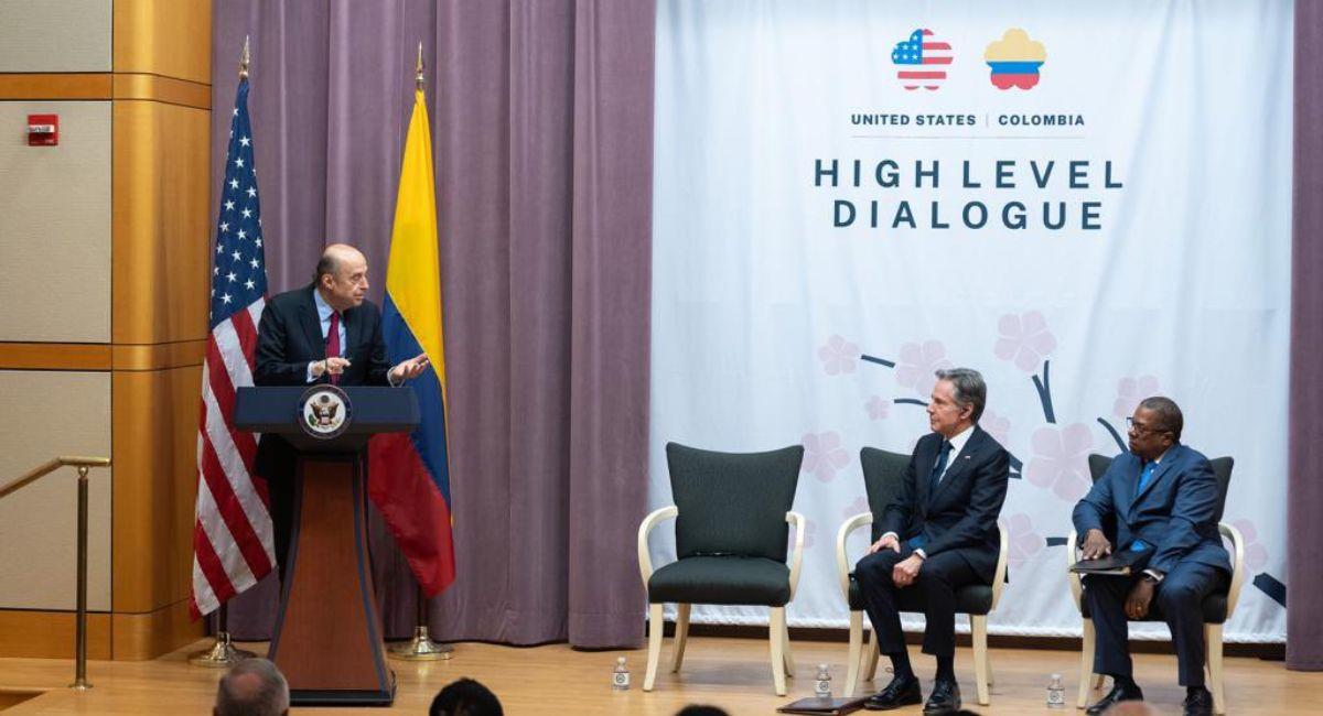 Colombia y Estados Unidos sostienen el X Diálogo de Alto Nivel. Foto: Twitter Presidencia de la República