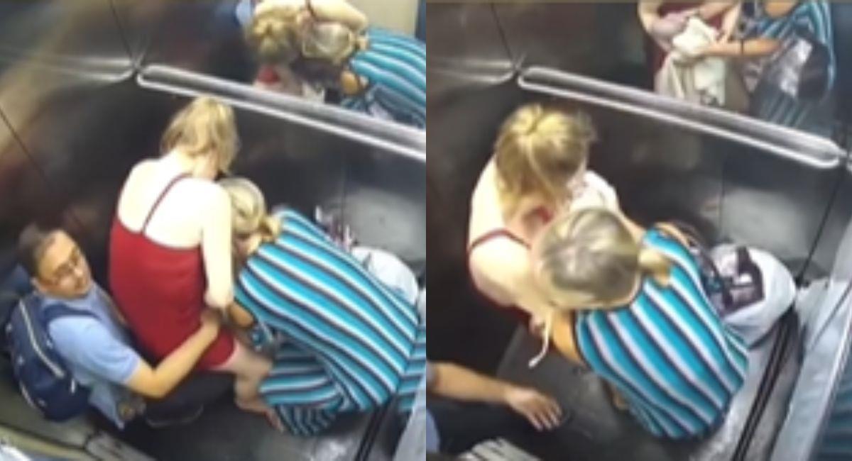Madre da a luz en un ascensor con ayuda de extraños. Foto: Instagram @barbaracasela