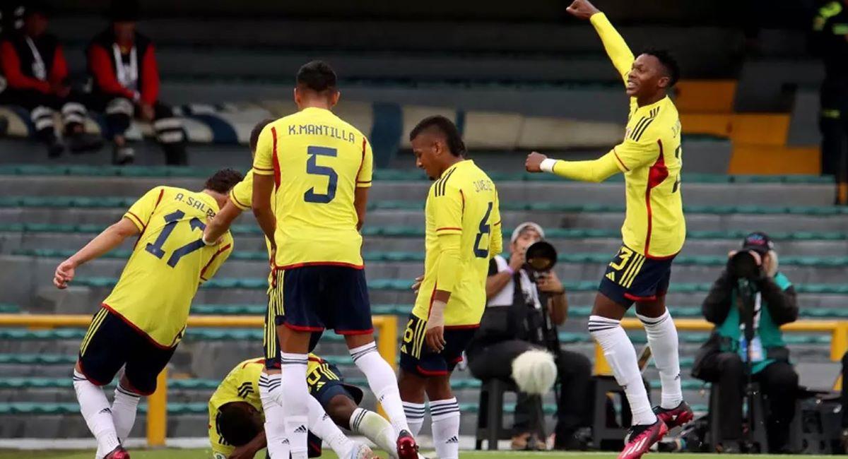 Colombia goleó a Real Murcia 18-0 en su último partido amistoso en la gira en Europa. Foto: Twitter @FutbolTotal_Col