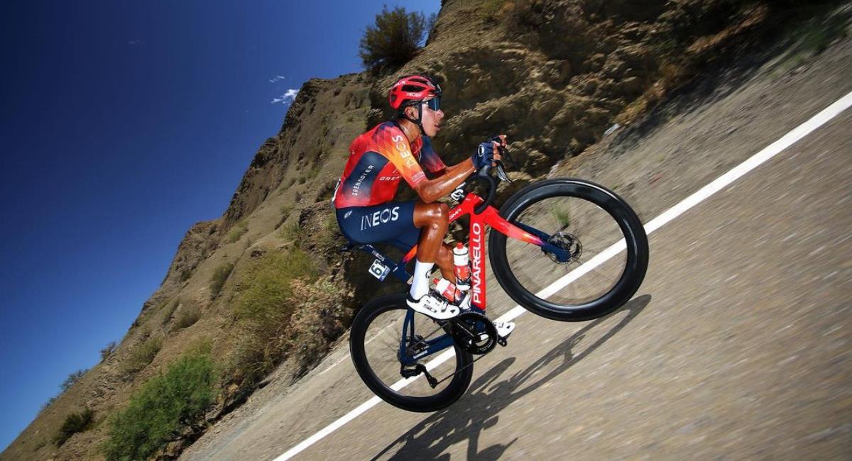 Egan Bernal, ciclista que pertenece al equipo Ineos Grenadiers,. Foto: Instagram @eganbernal