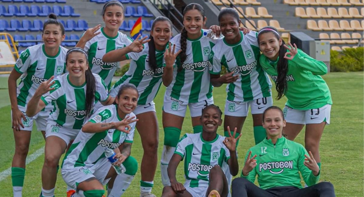 Nacional no sabe perder en esta liga, donde ha ganado 4 partidos y empatado 2. Foto: Facebook Nacional Femenino