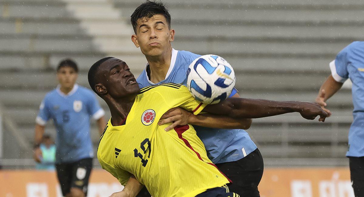 Colombia y su segunda salida en el Sudamericano Sub-17. Foto: EFE
