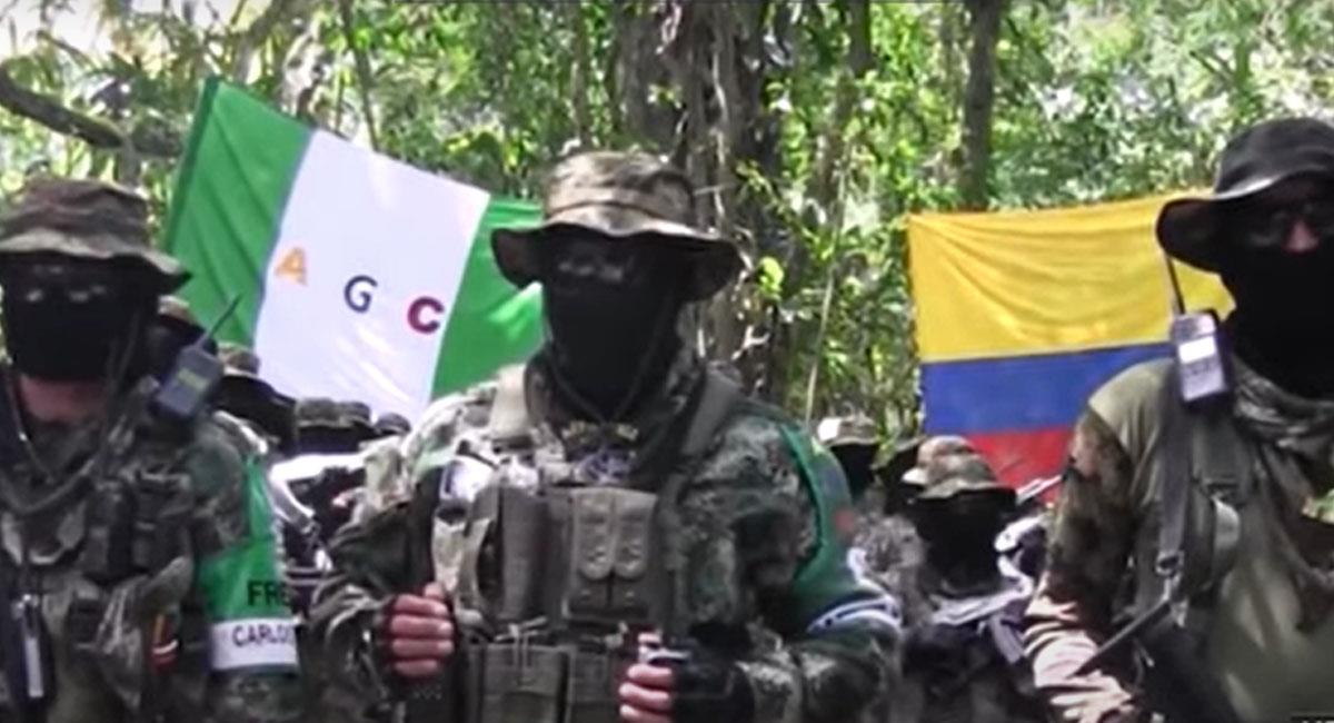 A las Autodefensas Gaitanistas de Colombia ACG también se les conoce como clan del golfo. Foto: Youtube