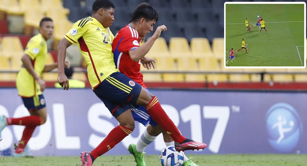 Colombia quedó eliminada del Sudamericano Sub17. Foto: Twitter @Conmebol