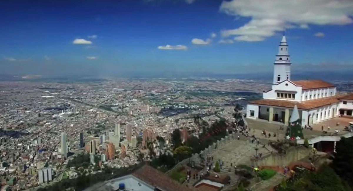 Monserrate es el cerro tutelar de Bogotá más emblemático y visitado. Foto: Youtube